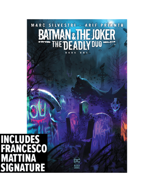 BATMAN & THE JOKER: THE DEADLY DUO #1 SIGNED EXCLUSIVE TRADE COVER VARIANT