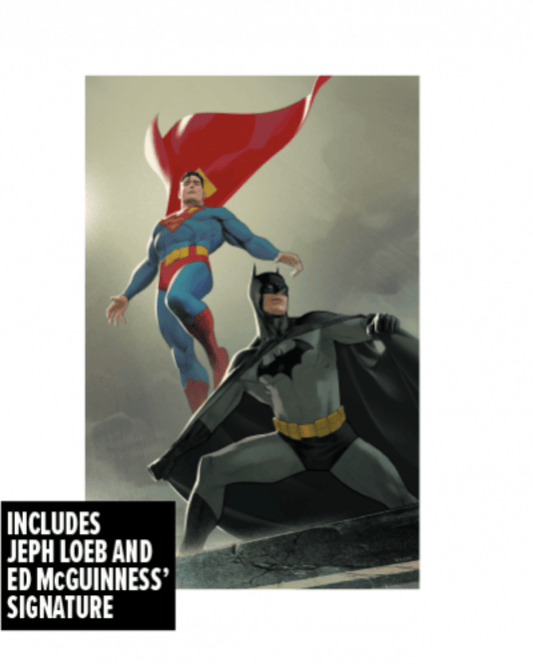 SUPERMAN BATMAN #1 SIGNED EXCLUSIVE VIRGIN FOIL COVER VARIANT