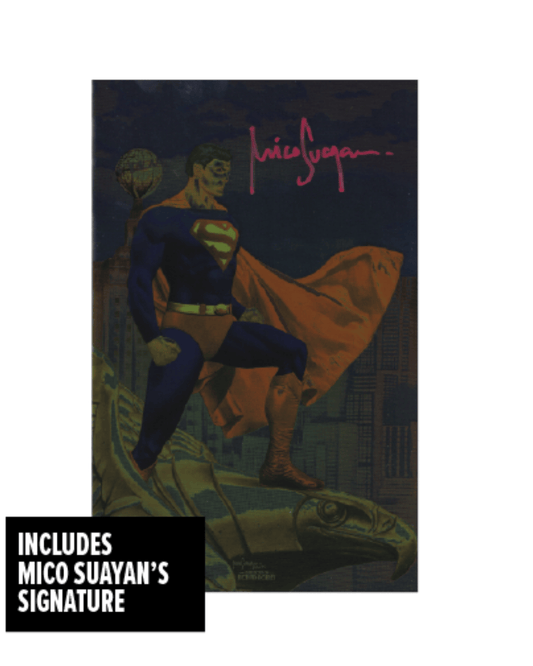 BATMAN/SUPERMAN WORLD'S FINEST #1 EXCLUSIVE FOIL COVER  BATMAN VARIENT SIGNED BY MICO SUAYAN
