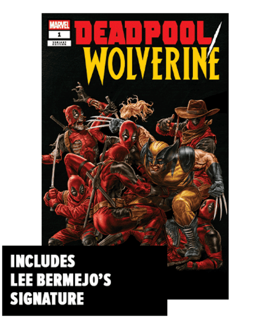 DEADPOOL WOLVERINE #1 EXCLUSIVE TRADE COVER VARIANT SIGNED BY LEE BERMEJO