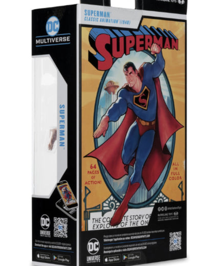 Superman (Classic Animation 1940) 7" Figure by McFarlane Toys