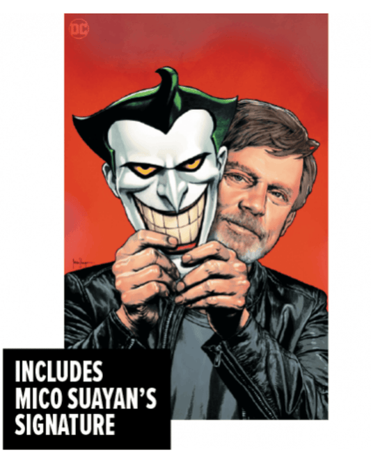 BATMAN/SUPERMAN WORLD'S FINEST #30 EXCLUSIVE FOIL COVER VARIANT SIGNED BY MICO SUAYAN