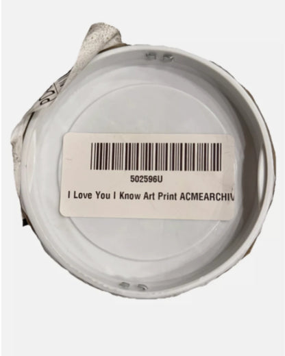 Star Wars – “I Love You. I Know” Limited Edition Print